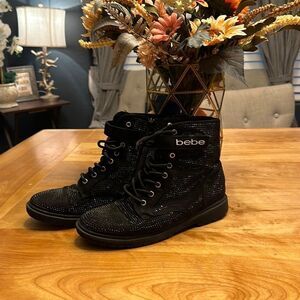 ‎Dayani-J Women's Jewelled Logo Booties